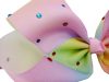 Jojo extra large rhinestone rainbow d