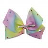 Jojo extra large rhinestone rainbow e